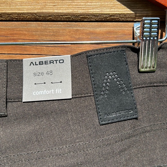 Alberto pants BNWT brown size 48 - Picture 6 of 9
